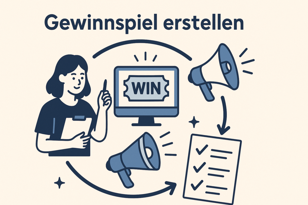 Gewinnspiele sind eine schöne, kleine Marketingmaßnahme, die gar nicht teuer sein muss! Bild: ChatGPT